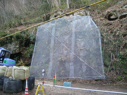 県道加茂用瀬線 道路災害防除工事