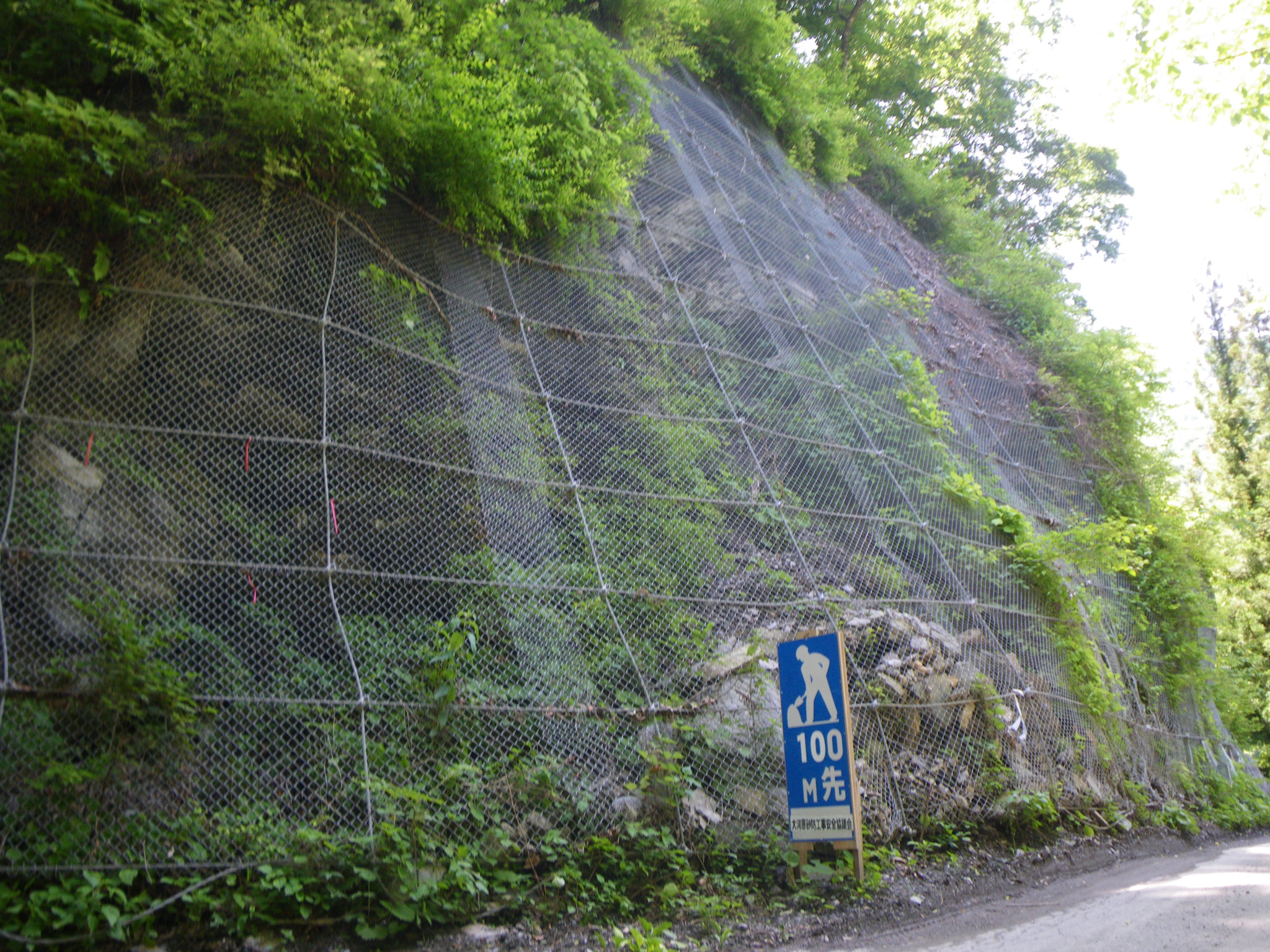 平成17年度 天竜川水系七釜第2砂防堰堤工事用道路工事（1工区）