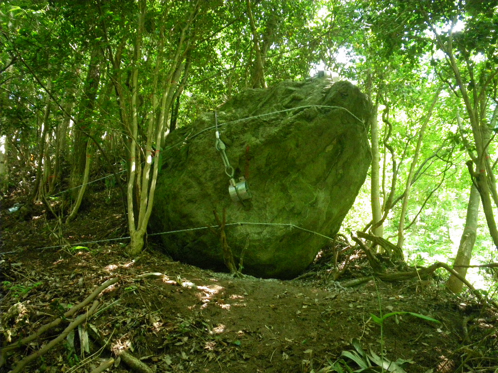 県道大滝白水線道路災害防除工事（大坂工区）（地域交付金）