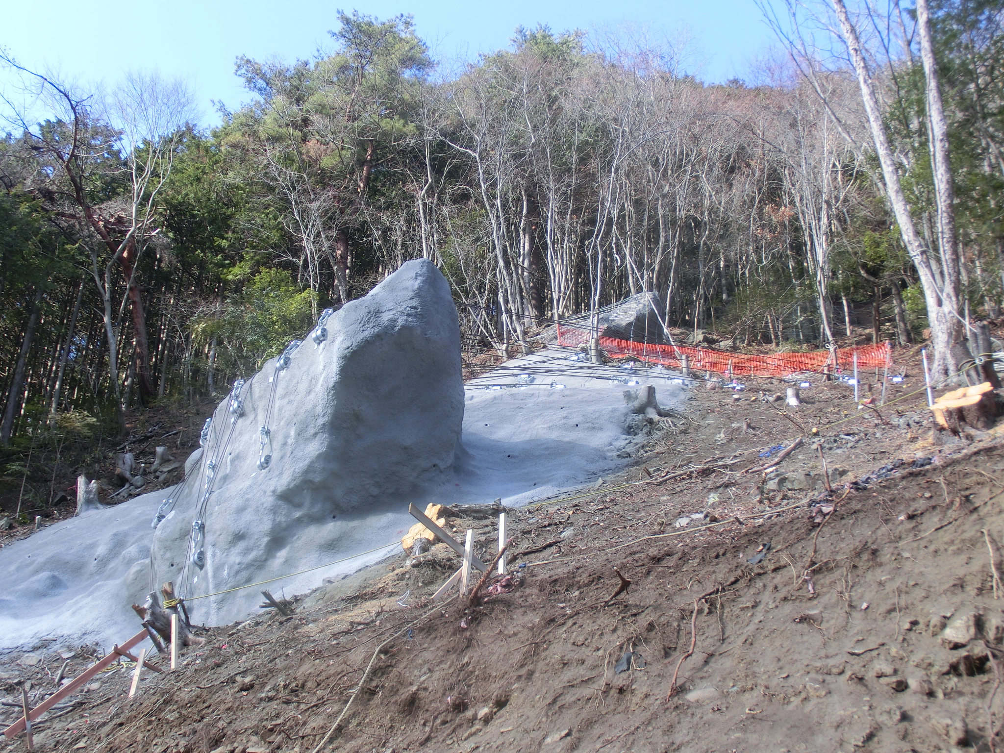 一般県道栃代常葉線道路災害防除工事