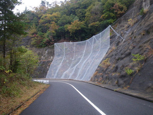 大規模林道波佐阿武線道路防災工事